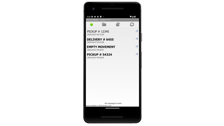 Unicom Mobile: Contact easily your drivers on the road